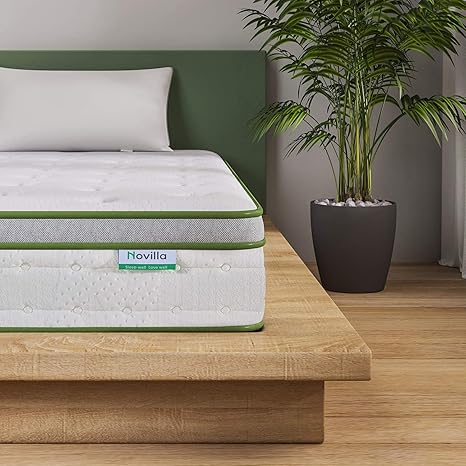 Amazon Novilla マットレス セミダブル ポケットコイル 高反発 極厚cm 硬め コイル数5個 高密度コイル 高反発ウレタン 通気性抜群 圧縮梱包 マットレス せみダブル 敷布団 寝具 1 195 cm 折りたたみマットレス オンライン通販
