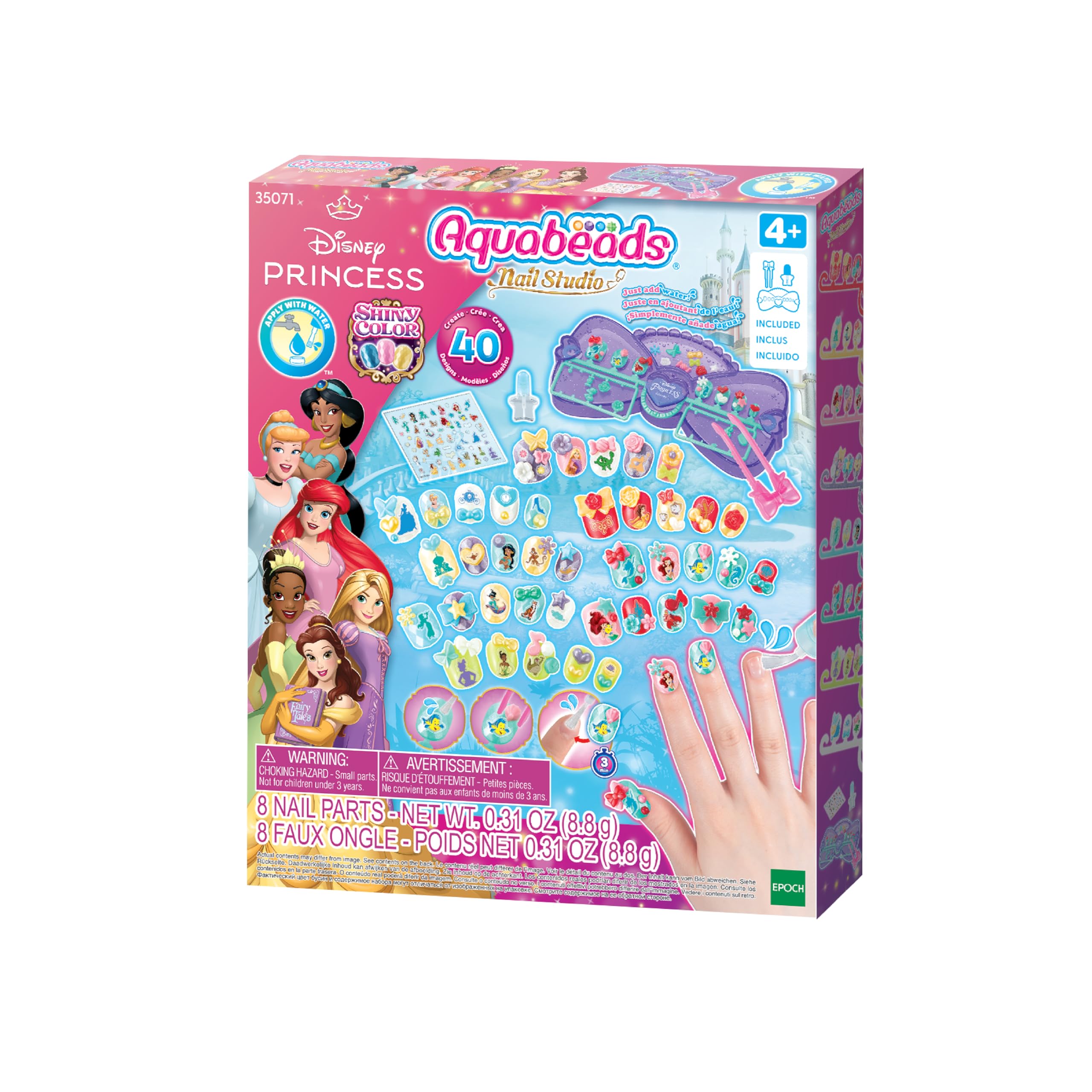 Aquabeads Nail Studio - 35071 Disney Princess Nail Designer Kit