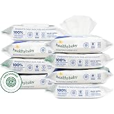 HealthyBaby Wet Wipes Baby Wipes - Fragrance Free, 8 Packs (512 Count)