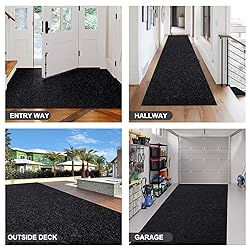 BESTVUE 6' x 76' Runner Rugs with Rubber