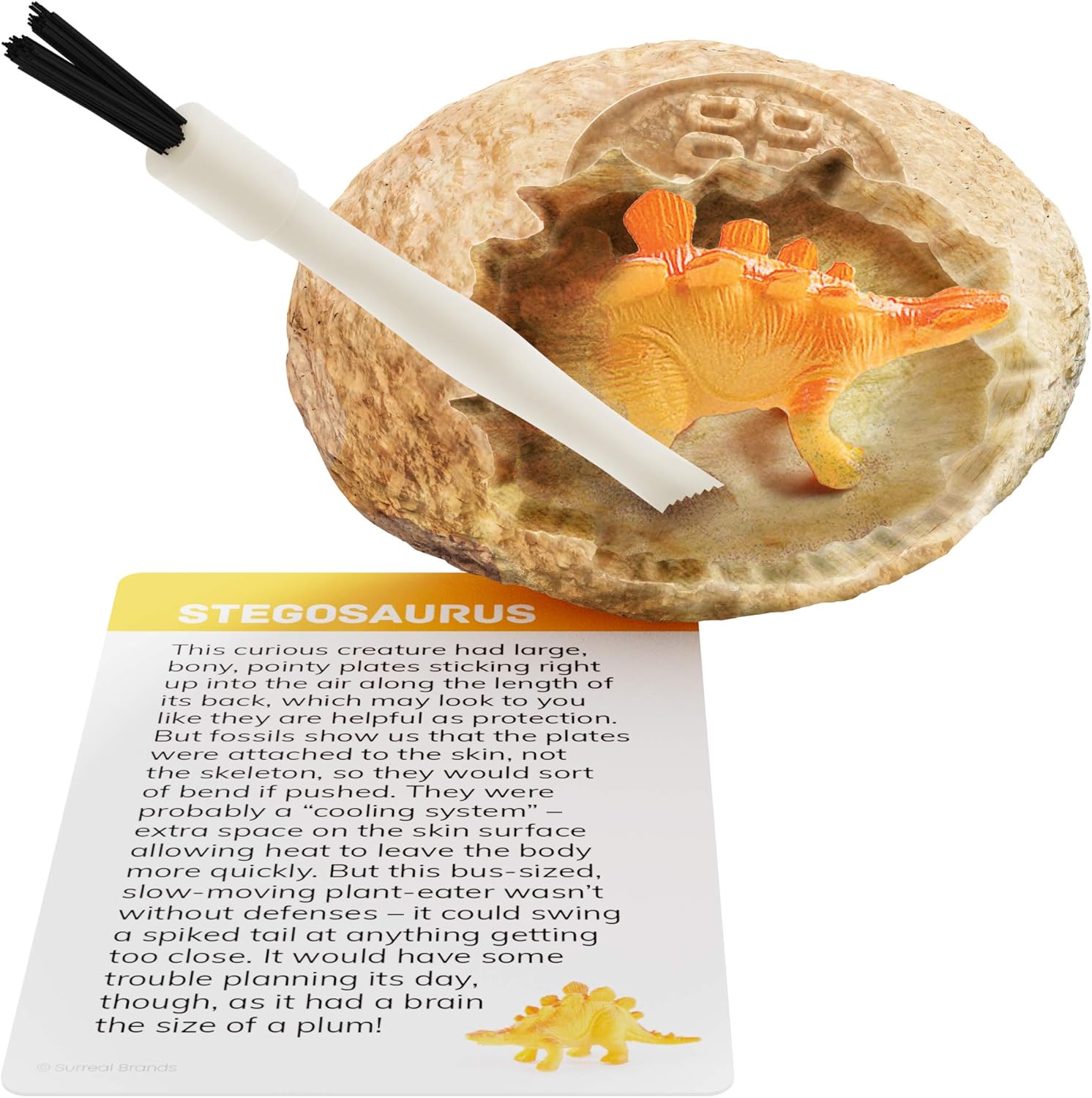 Dig a Dozen Dino Eggs Dig Kit - Easter Egg Toys for Kids - Break Open 12 Unique Large Surprise Dinosaur Filled Eggs & Discover 12 Cute Dinosaurs. Archaeology Science STEM Crafts Gifts for Boys & Girls: Toys & Games