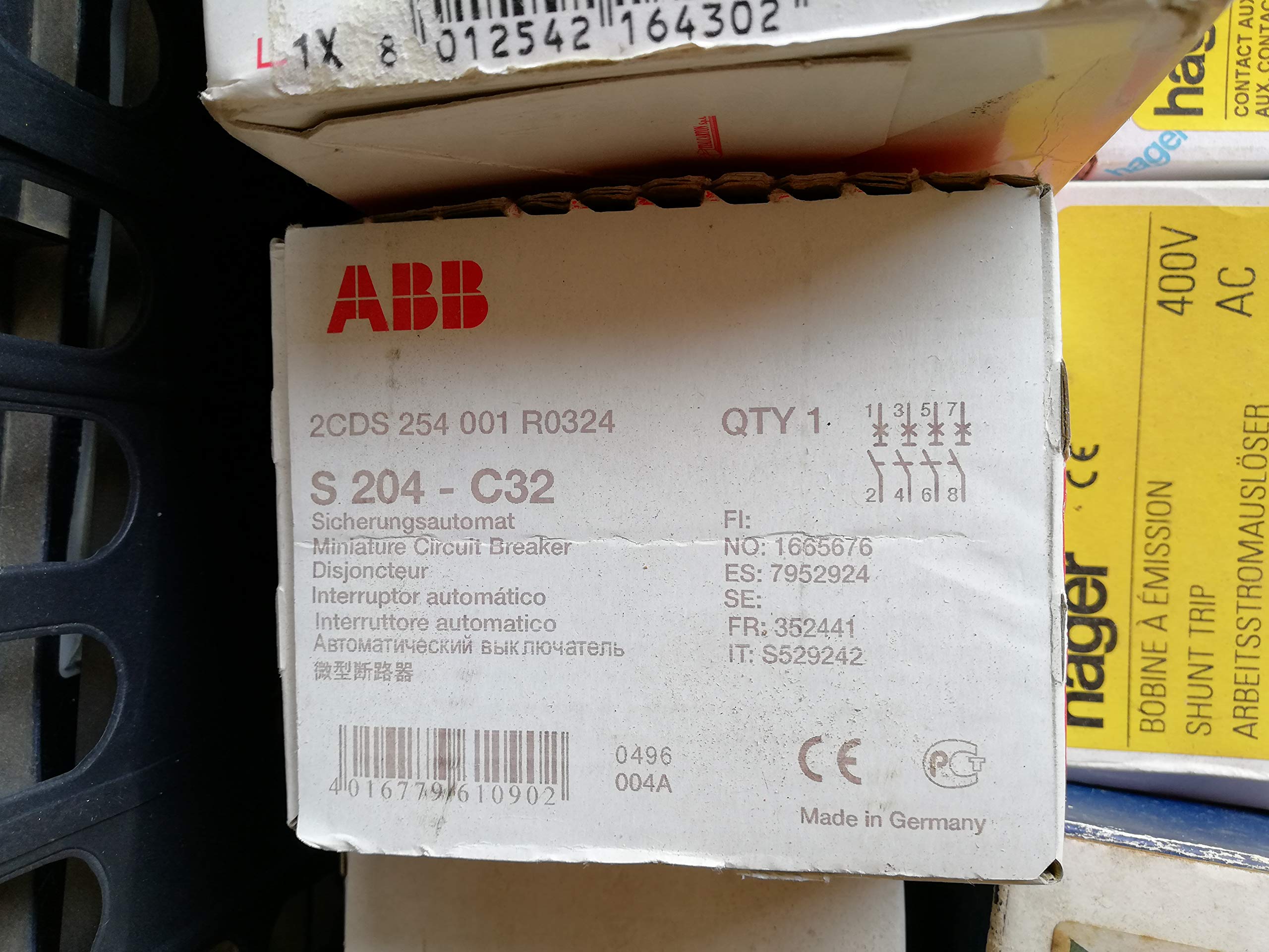 Abb-entrelec s200 Magnetothermic S204-c32