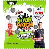 SOUR PATCH KIDS Strikers Black Raspberry Soft &amp; Chewy Gummy Candy, 3.17 oz