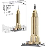 Apostrophe Games Empire State Building Block Set (1,559 Pieces) Officially Licensed - New York's Empire State Building Famous Landmark Series - Architecture Model for Kids and Adults