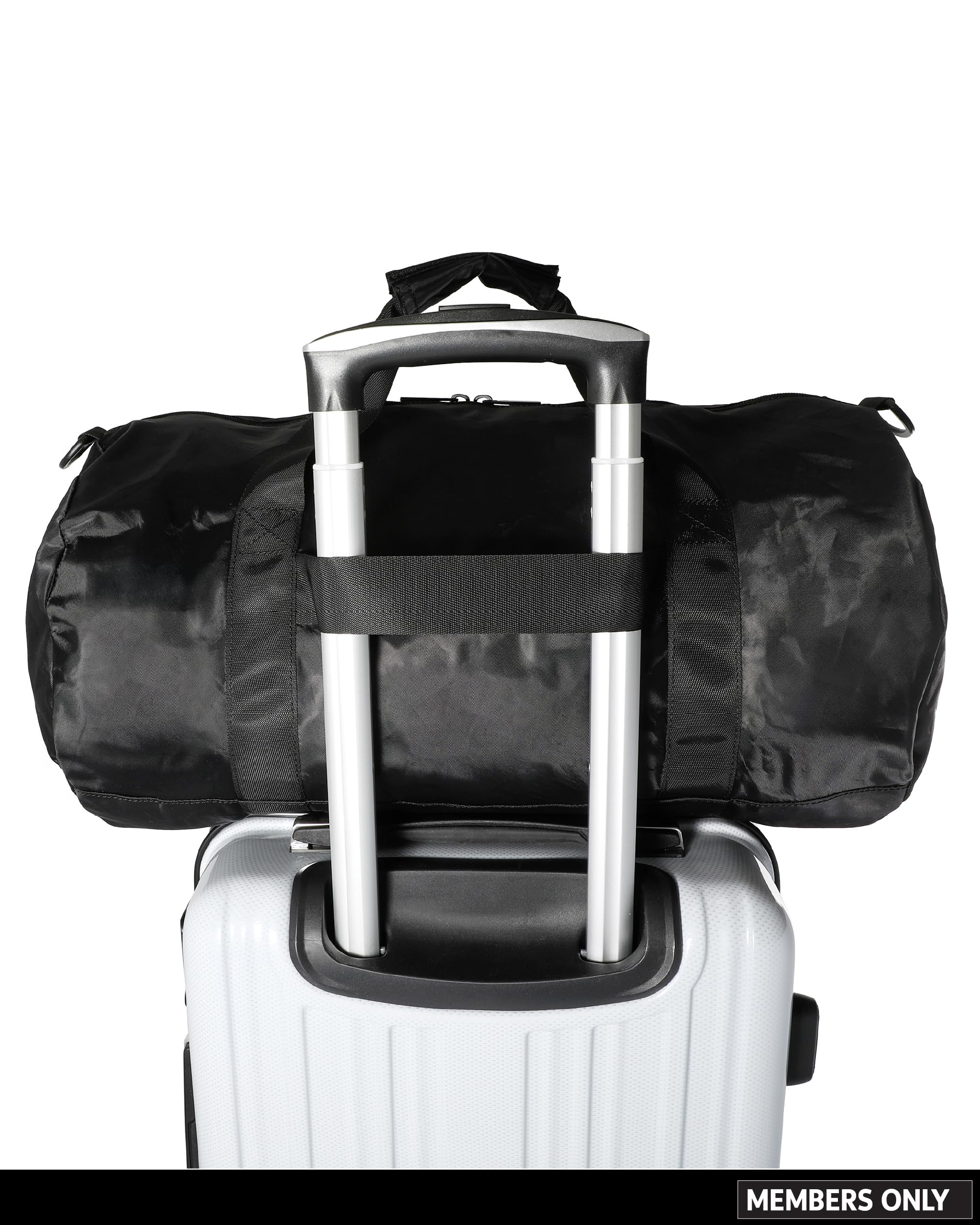 Members Only Packable Duffle Bag, Travel Compressible Bag - Foldable Duffle Bags for Traveling Essentials