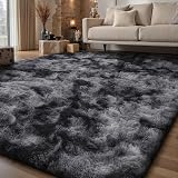 Sour Lemon 200x300 cm Grey Shaggy Rug Extra Large Soft Area Carpet view 2