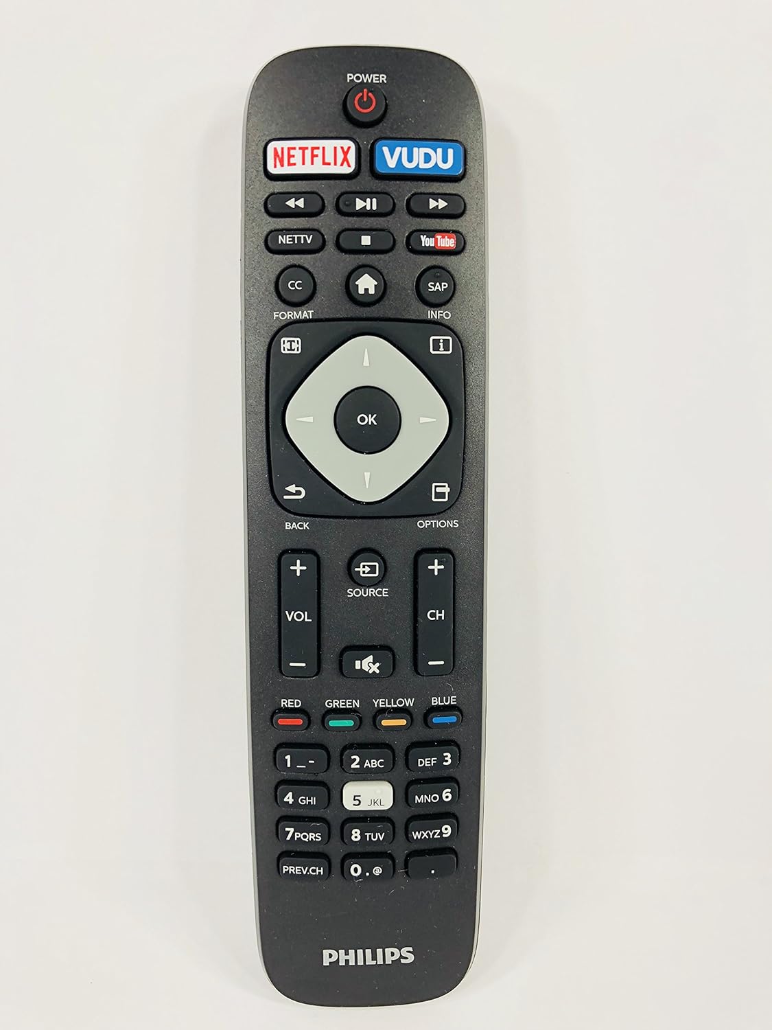Amazon.com: Genuine Philips NH500UP 4K UHD Smart TV Remote Control: Home  Audio & Theater