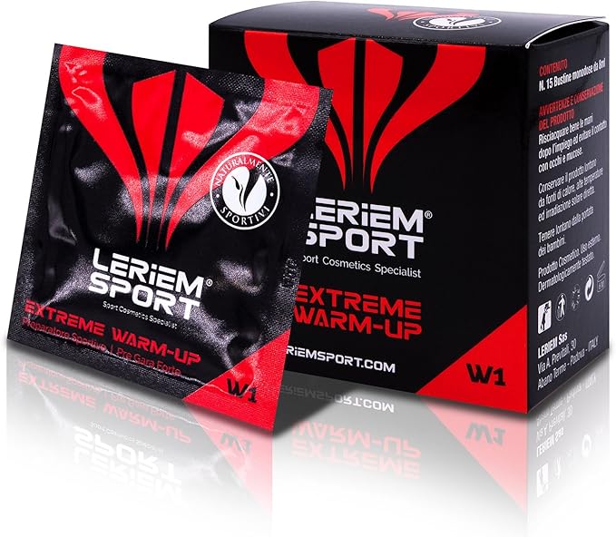 Leriem W1 Extreme WarmUp Crema riscaldante muscoli, Crema Sport