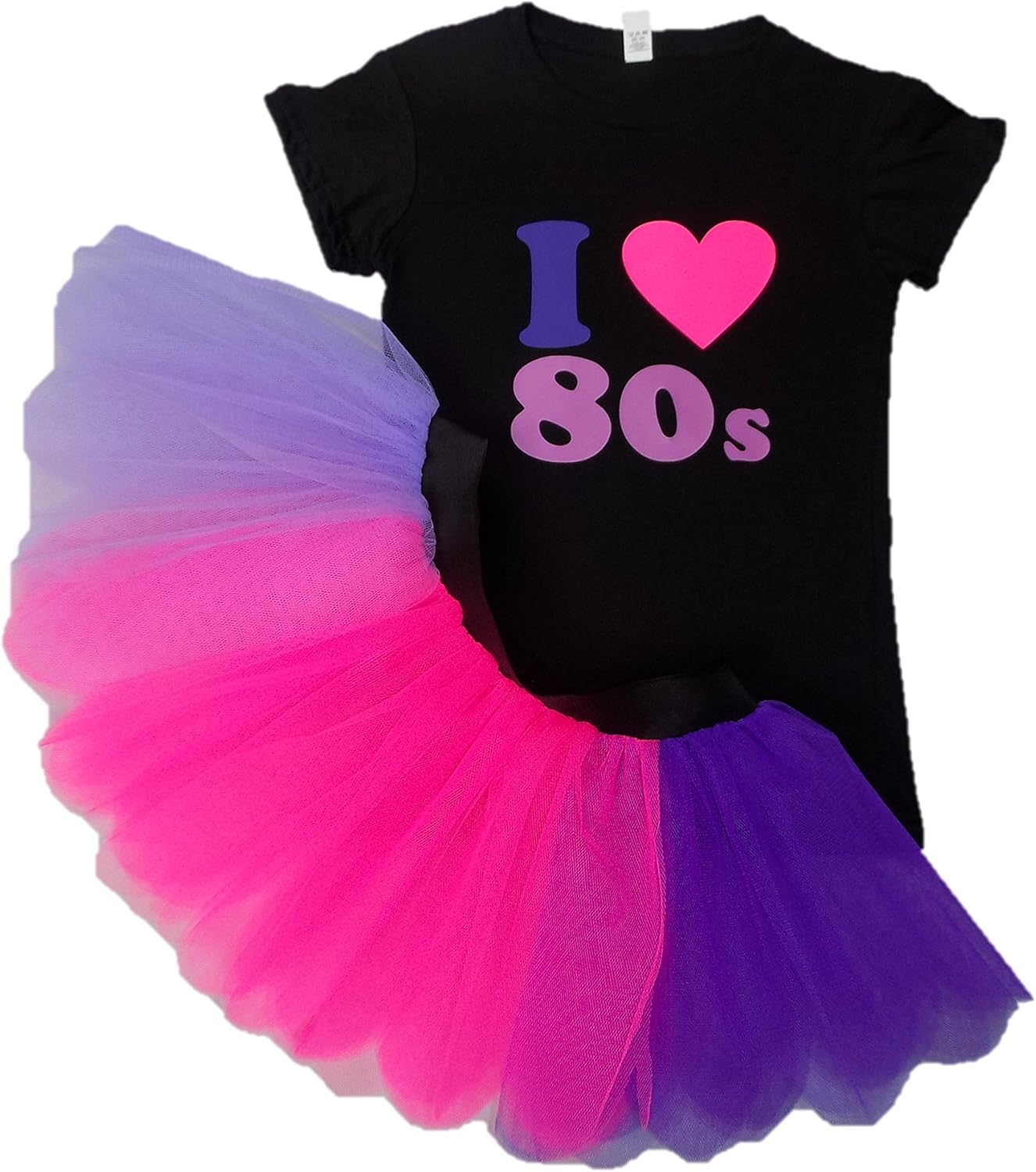purple 80s dress
