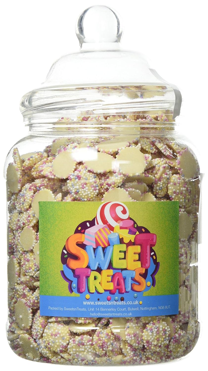 Mr Tubbys White Chocolate Jazzies Sweets n Treats Green Label Large