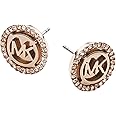 Michael Kors Gold-Tone Stud Earrings for Women; Stainless Steel Earrings; Jewelry for Women