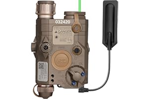ACTIONUNION Airsoft PEQ-15 Pro IR Laser + UHP Visible Green Laser + White LED Flashlight