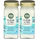 Whole Foods Market, Seasoning, Salt, Fleur de Sel, 4.20 Ounce (Pack of 2)