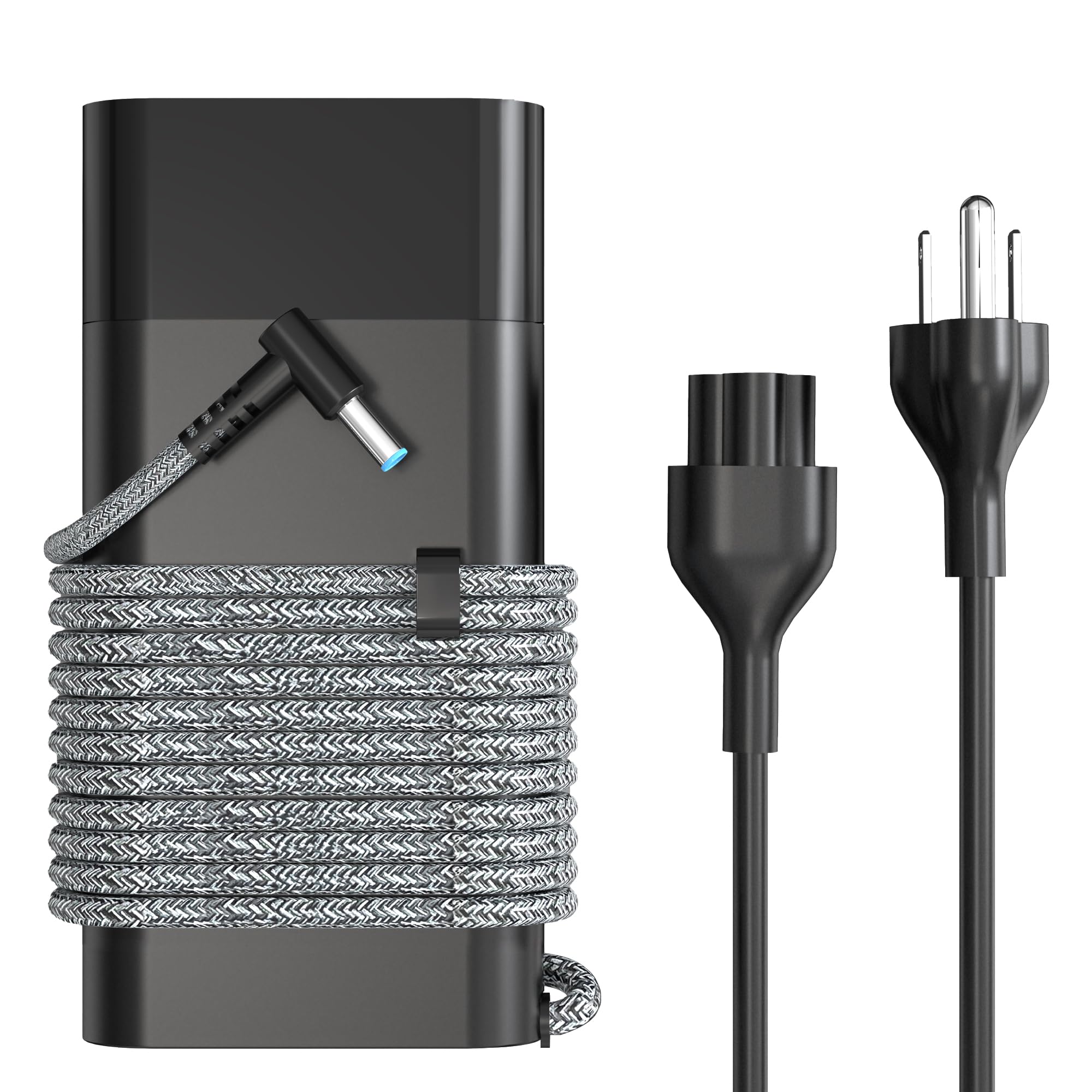 Photo 1 of 200W Laptop Charger for HP Original Omen, Pavilion Gaming 15 16 17, Victus 15 16, ZBook 15 17, ZBook Fury Create Studio Envy 15 2020 TPN-DA10 Gaming Laptop Power Adapter Supply AC Adapter