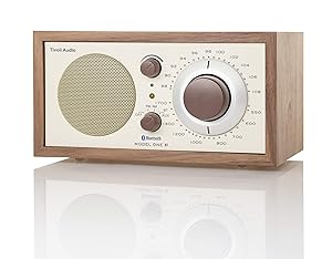 Tivoli Audio M1BTCLA Bluetooth AM/FM Radio (Walnut/Beige)