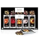 Tea Forté NOIR Single Steeps Organic Loose Leaf Tea Sampler, 15 Single Serve Pouches - Bold Black Tea Varieties