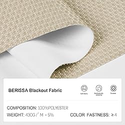 BERISSA Roman Shades for Interior Windows, Room