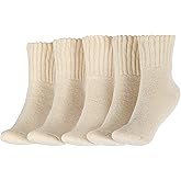 BenSorts Women's Winter Boots Socks Thick Warm Cozy Crew Socks Solid Color Gifts