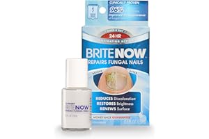 ProClearz Brite Now Nail Treatment, Restores The Appearance Of Damaged & Discolored Nails, Peel-Away Technology, Brightening & Smoothing Nail Repair, 0.5 Ounce