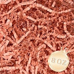 1/2LB Dark Pink Crinkle Cut Paper Shred Filler