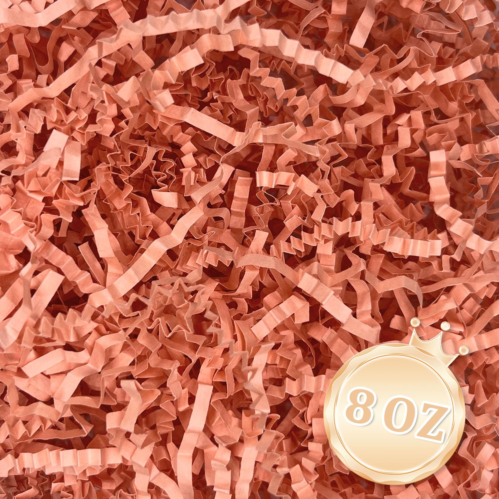 1/2LB Dark Pink Crinkle Cut Paper Shred Filler