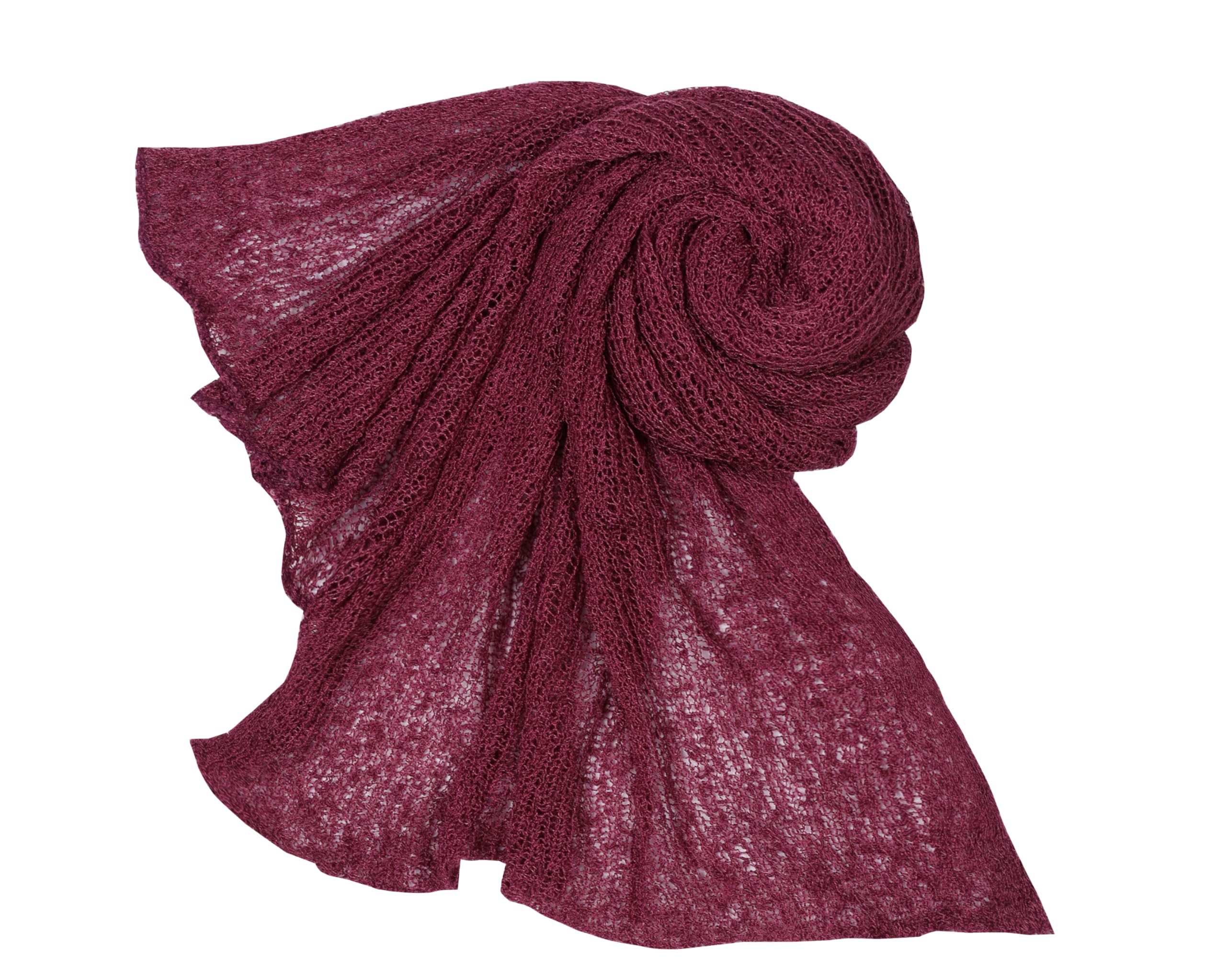 Newborn Baby Cheesecloth Swaddle Cocoon Knit Crochet Wrap Photo Photography Prop (15)