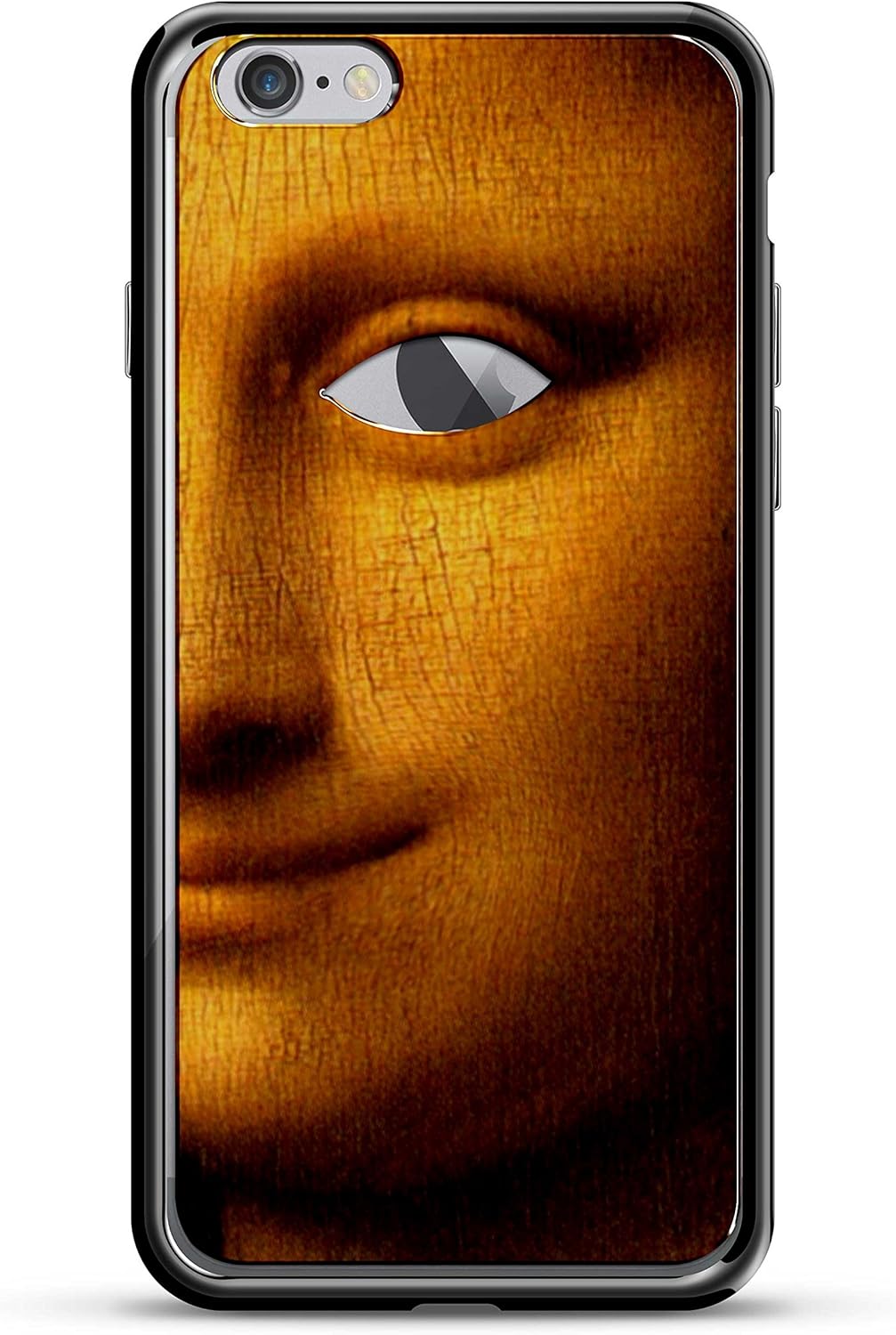 Luxendary Mona Lisa Mit Apfelauge Iphone 6 Plus 5 5 Inch Titanium Black Amazon De Elektronik