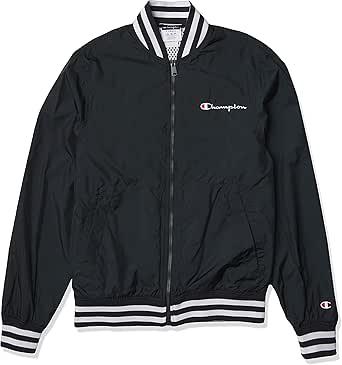 champion baseball jacket black