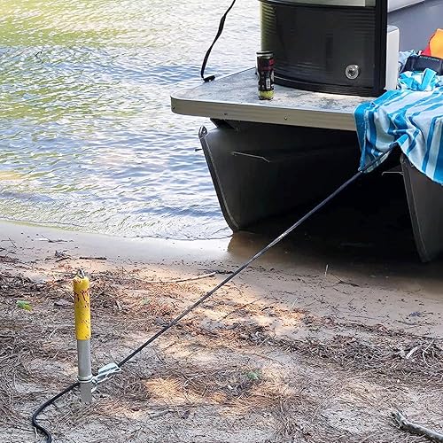 Boat Anchor Hook With Quick Release - 8000LBS Capacity Knotless System For 3/8" To 5/8" Rope