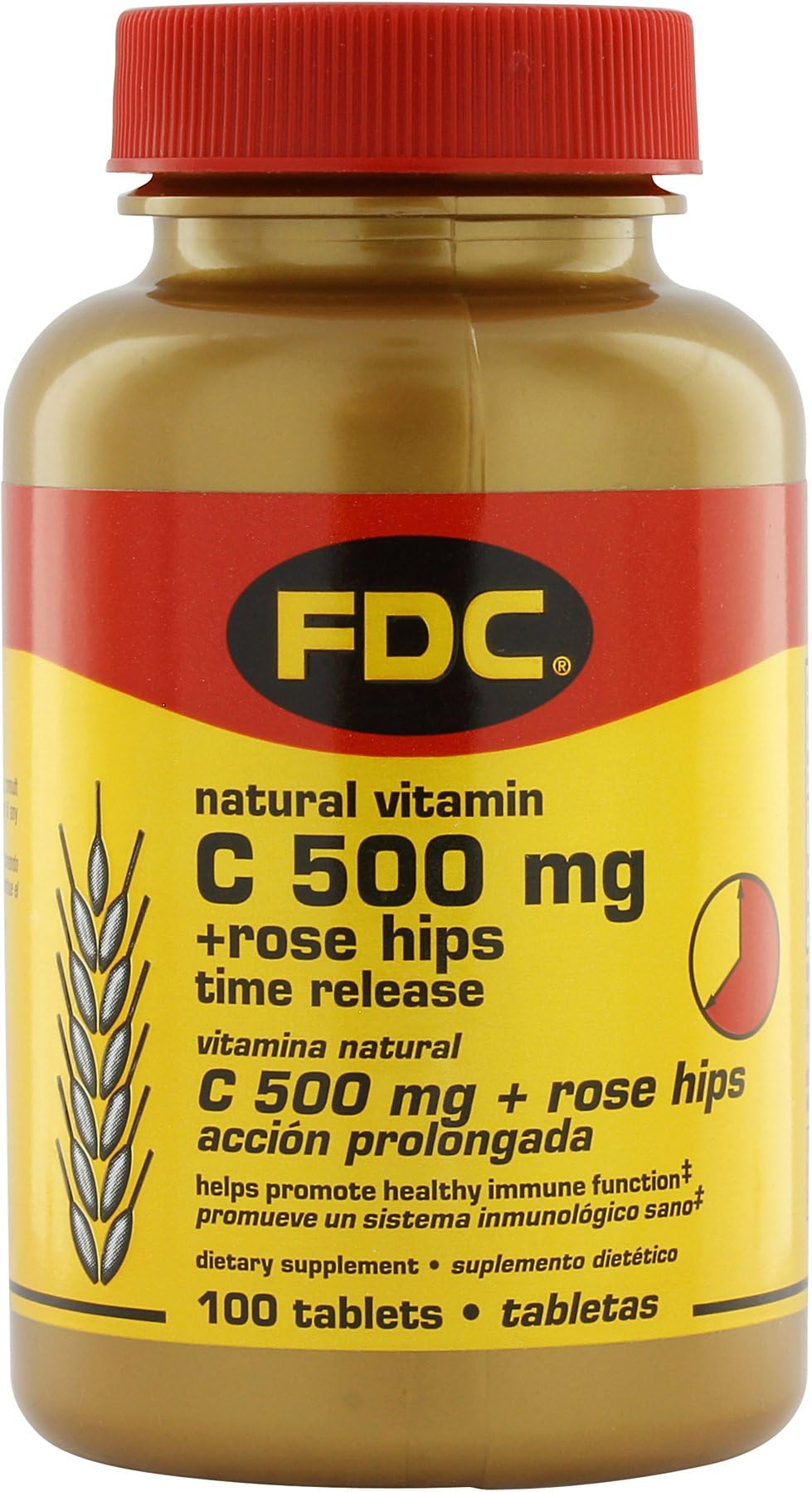 FDC Vitamin C 500 mg + Rose Hips 100 Tablets