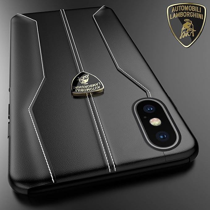 Lamborghini Apple Iphone Xs Max Official Huracan D1 Series Limited Edition Case Back Cover For Apple Iphone Xs Max Black