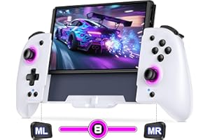 Spican Switch Controllers for Nintendo Switch/Switch OLED Controller, Switch Wireless Pro Controller One-Piece Joypad, Full-Size Ergonomic Handheld Mode Controller Gamepads Standard Controllers