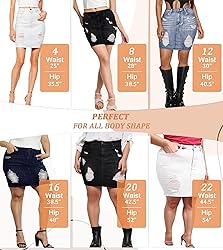 Lexi Womens Stretch Pencil Skirts with Functional