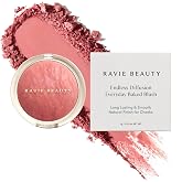 Ravie Beauty Endless Diffusion Baked Blush, Long-Lasting, Daydream | Smooth, Natural Finish for Cheeks, 3 Shades, 0.25oz