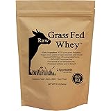 Raw Grass Fed Whey - Happy Healthy Cows, COLD PROCESSED Undenatured 100% Grass Fed Whey Protein Powder, GMO-Free + rBGH Free
