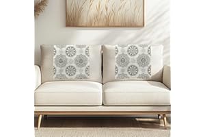 Fuojuvelie Headrest Covers for Recliners Flower Recliner Headrest Protector Washable Sofa Headrest Covers Furniture Protector for Living Room Home 2 Pcs