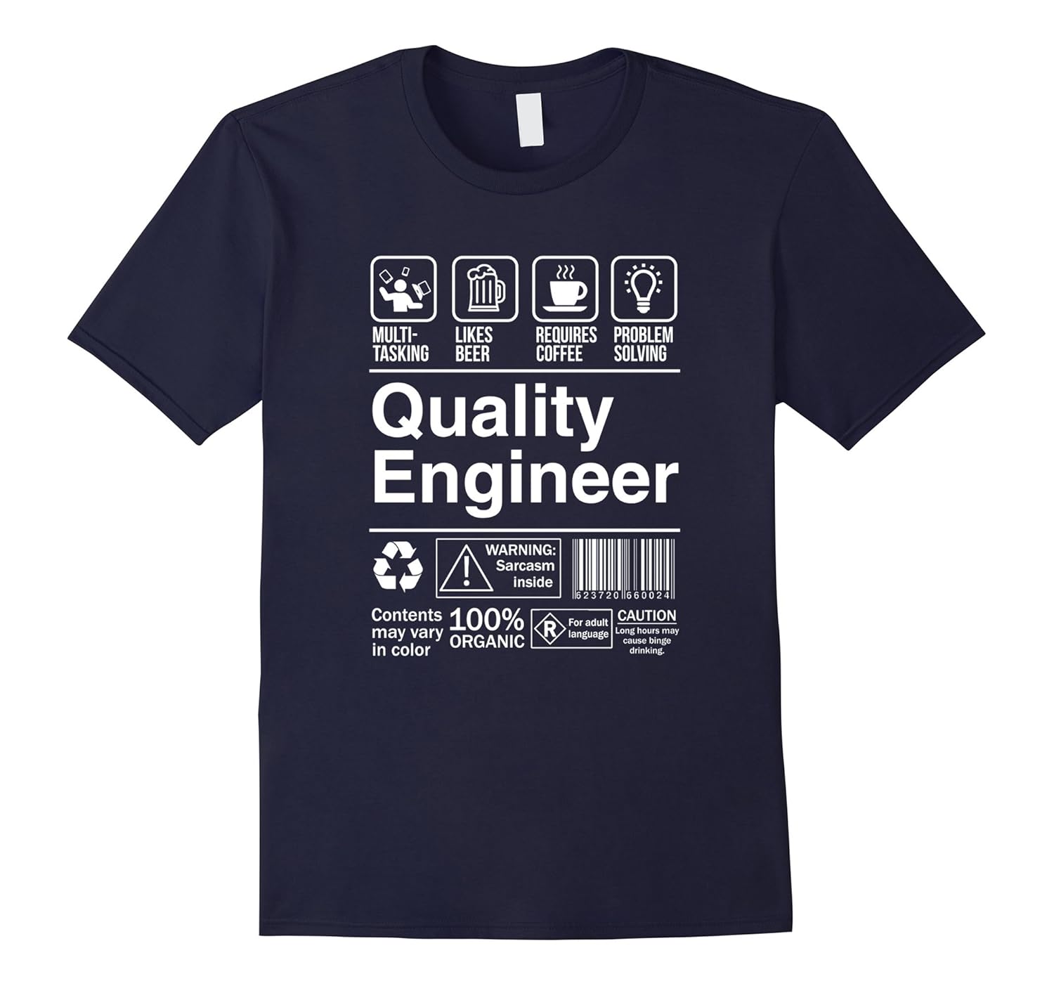 Quality Engineer Product Label T-Shirt-ANZ