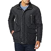 Cole Haan Men's Quilted Jacket With Wool Yoke