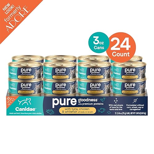 Canidae Pure Adore Premium Wet Cat Food, Tuna, Chicken Whitefish