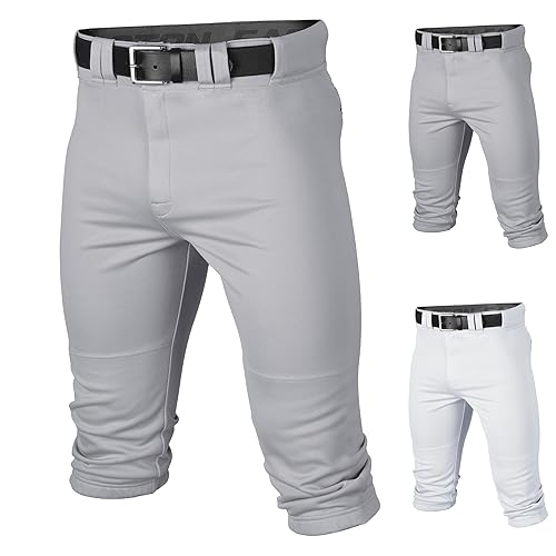 Easton | RIVAL+ Knicker Baseball Pant | Grey | Youth | Large