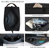 KK Water Resistant Hanging Toiletry Travel Bag – Black 26x12.5x13 cm view 3