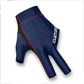 Cuetec AXIS Pool/Billiards Glove, Left Bridge Hand, Navy, Medium