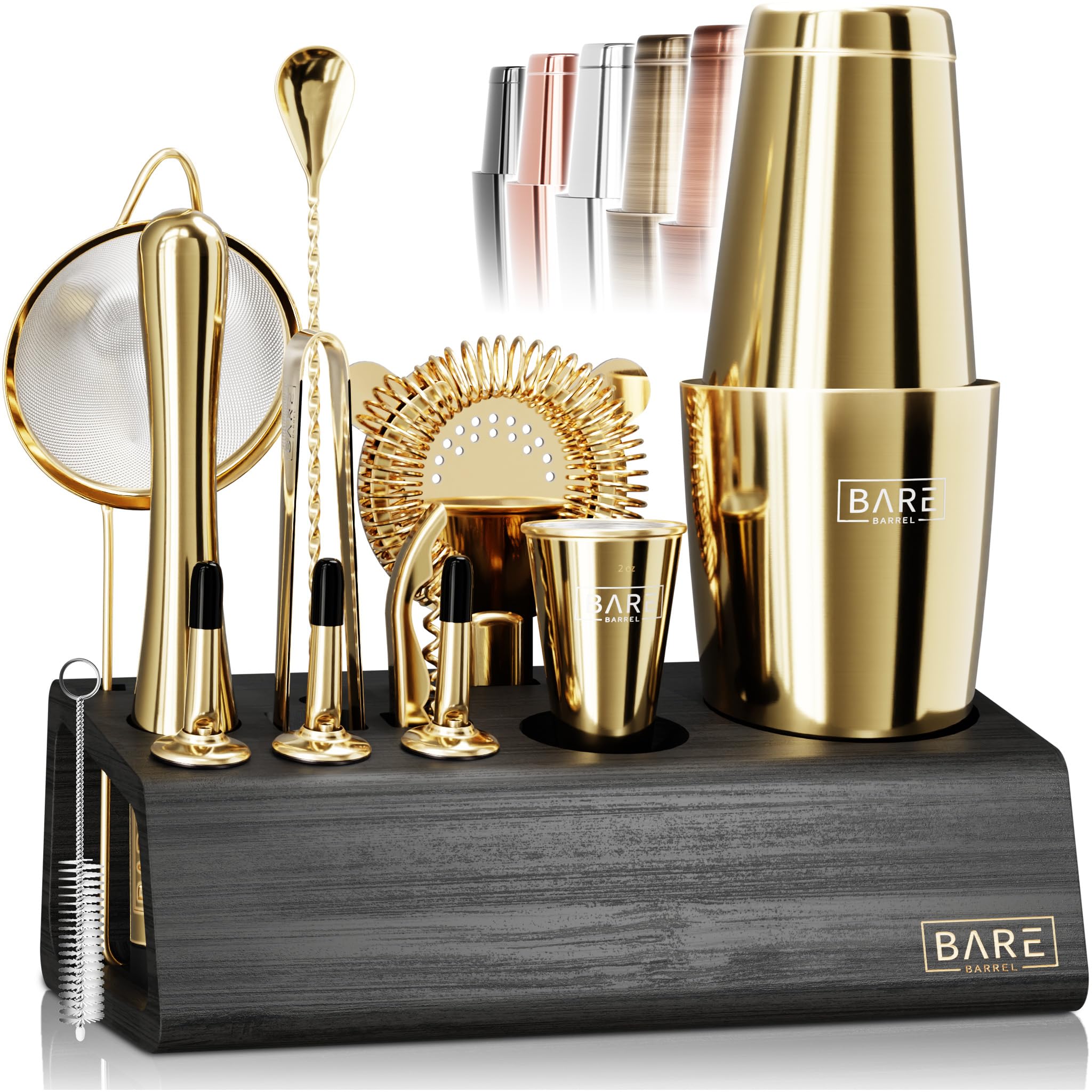 BARE BARREL® Mixology Bartender Kit Bar Set