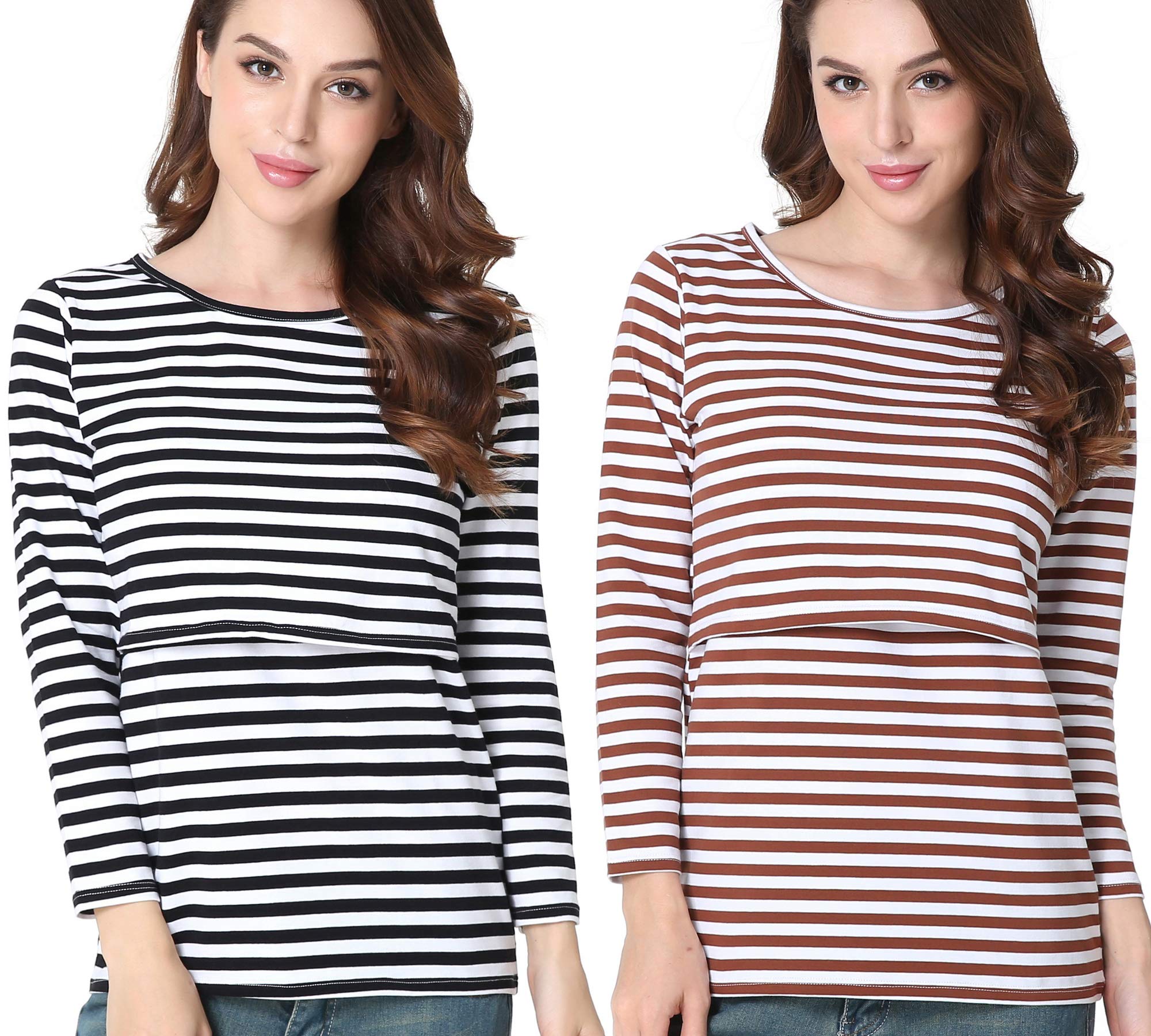 CAKYE Maternity Nursing Shirts 