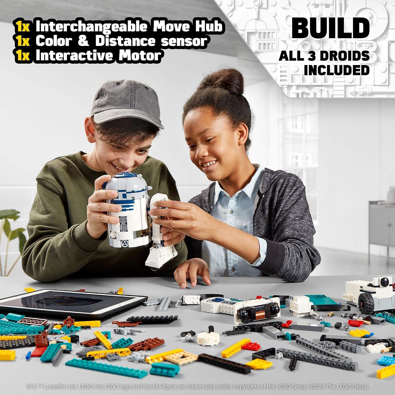 LEGO 75253 Star Wars BOOST Droid Commander 3 Robot Toys in 1 Set, App Controlled Programmable Interactive Robots - Image 3