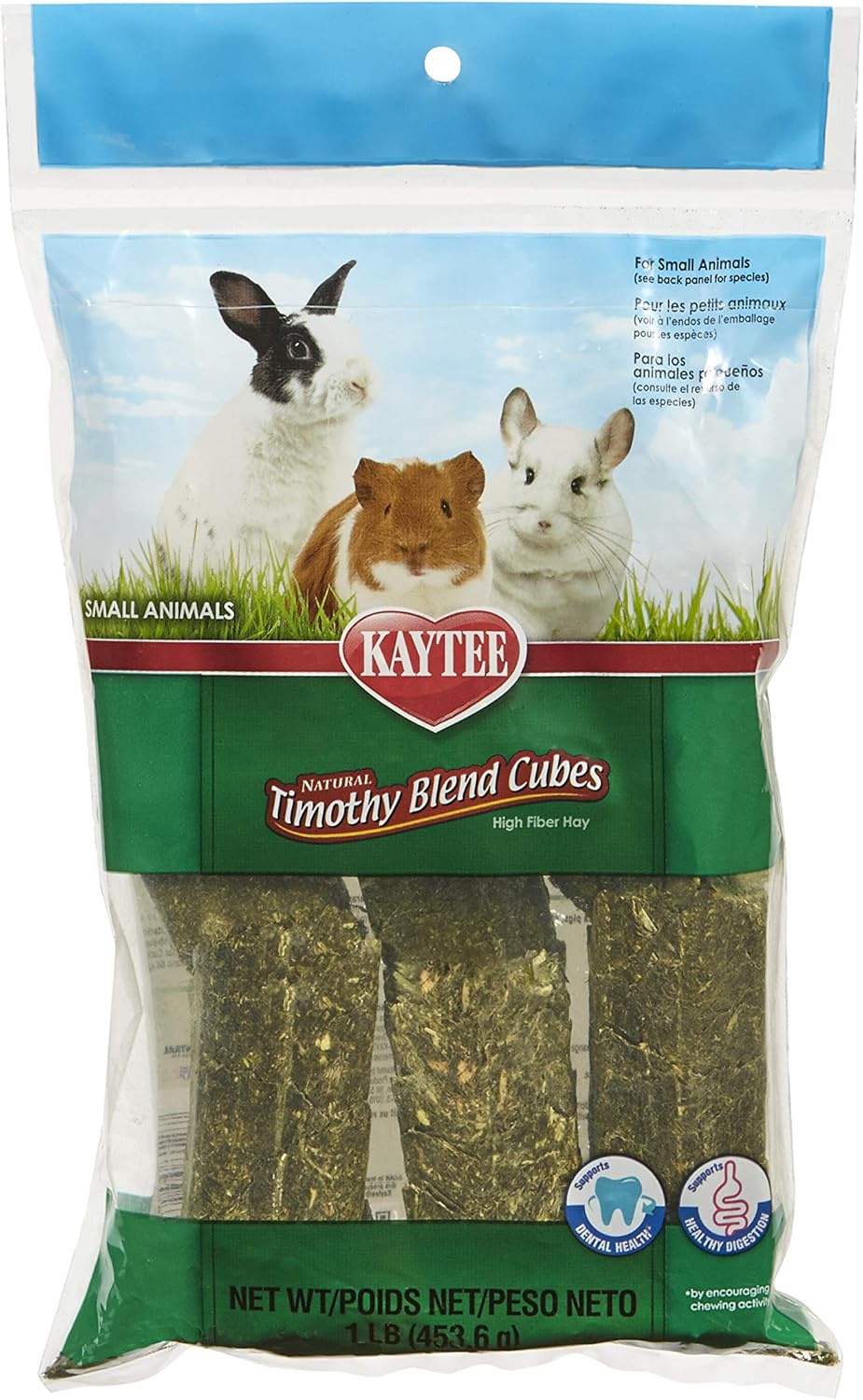 Kaytee Timothy Hay Blend Cubes 1 pound : Dry Pet Food : Pet Supplies