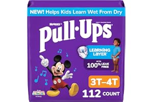 Pull-Ups Boys' Potty Training Pants, Size 3T-4T Training Underwear (32-40 lbs), 112 Count —  skincare product