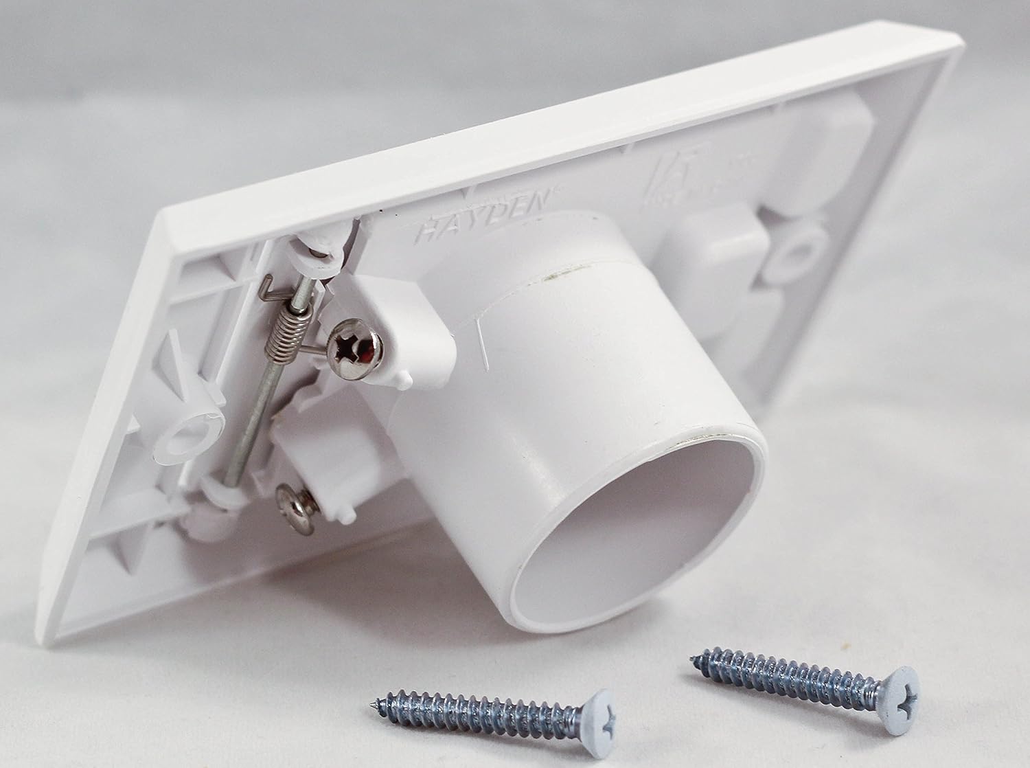 HAYDEN Central Vacuum Wall Inlet - White Square Door 1700-01 Vac Hose Outlet: Home & Kitchen