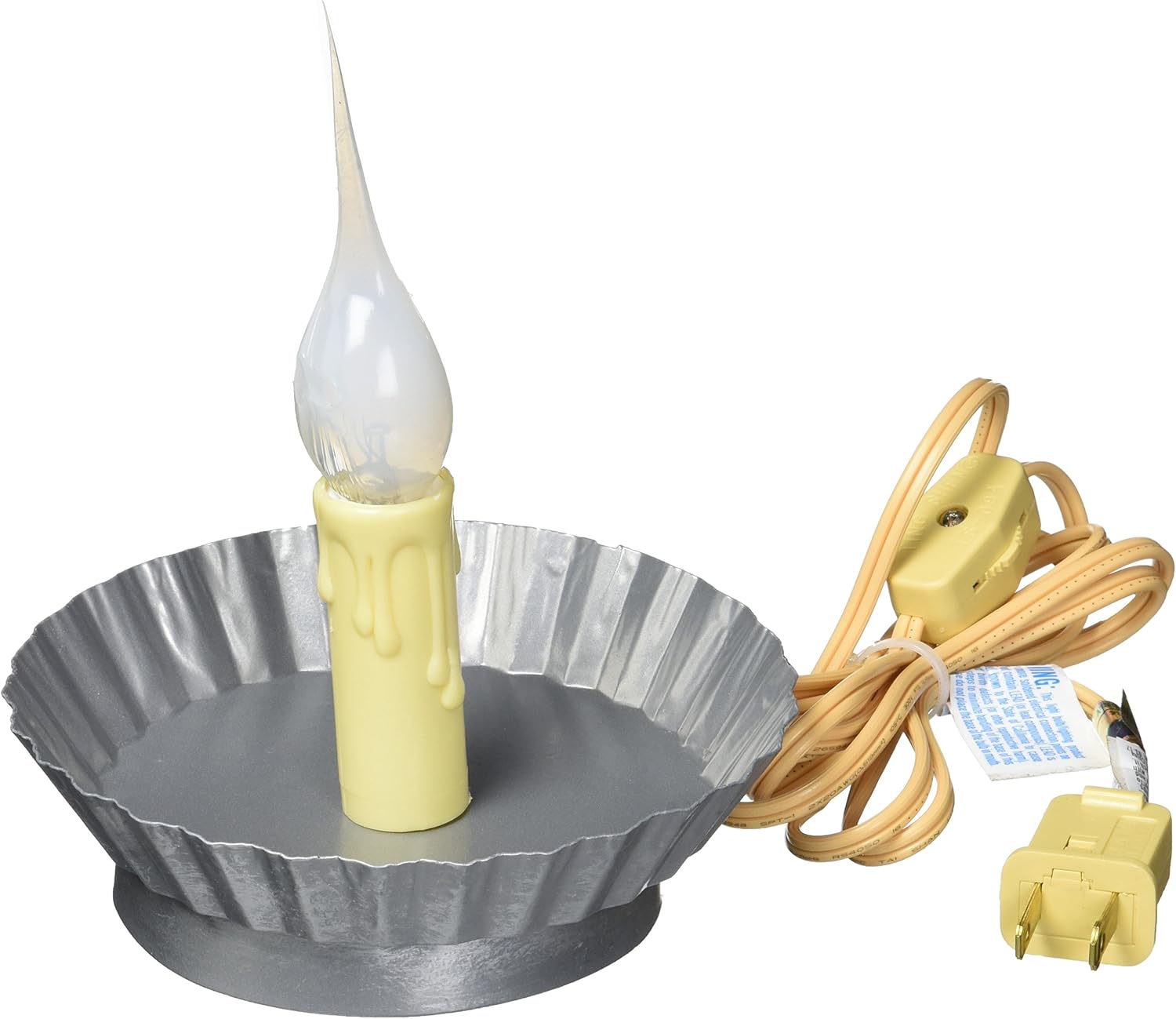Darice Primitive Candle Lamp Plug-in Electric, 7.5": Arts, Crafts & Sewing