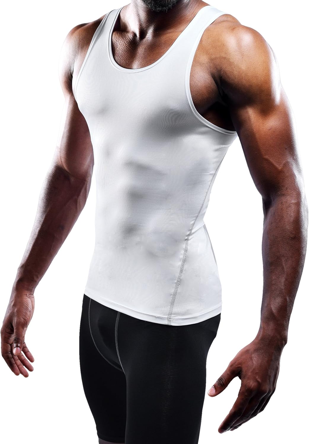 Neleus Men's 3 Pack Athletic Compression Under Base Layer Sport Tank Top at  Men’s Clothing store
